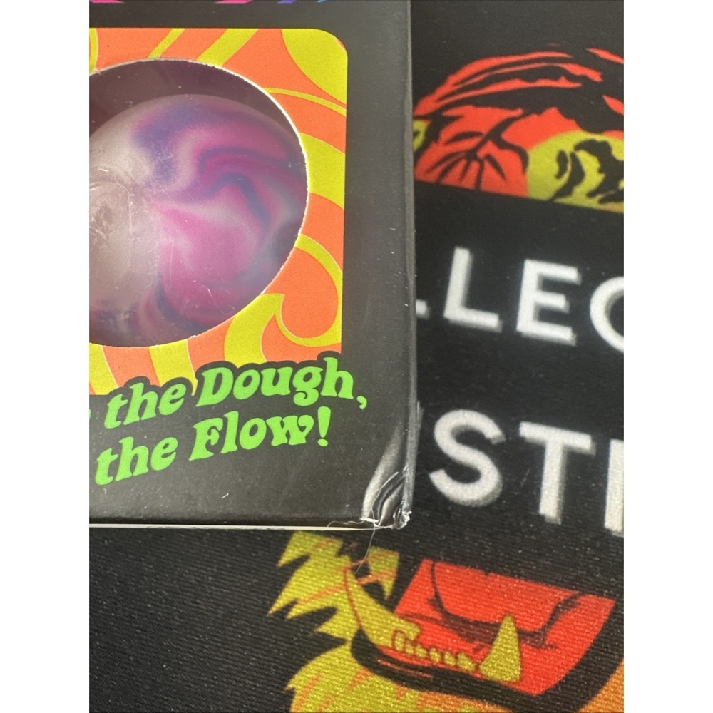 NeeDoh Teenie Fab Four 4-Pack Pink Purple Orange Swirl Schylling NEW - Picture 9 of 16